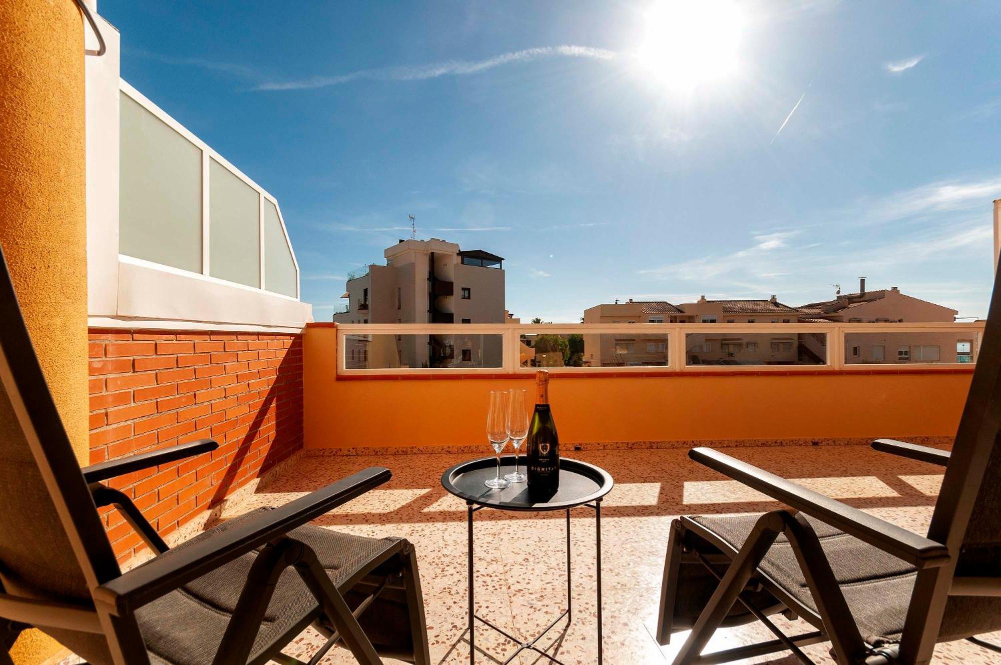 Primera Linea, Gran Terraza, Maravillosas Vistas, Alto Standing Villajoyosa Esterno foto